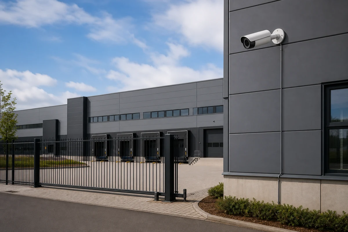Bedrijfsterrein beveiligd met Hikvision camerabeveiliging