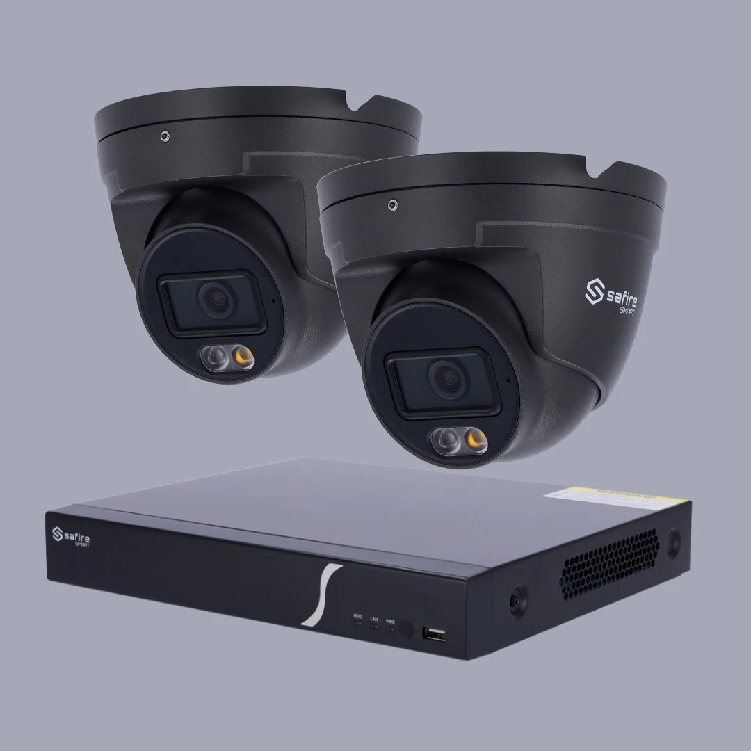 4MP – PRO Full Night Color – AI IP Camera Pro- 2x Dome AI IP Camera