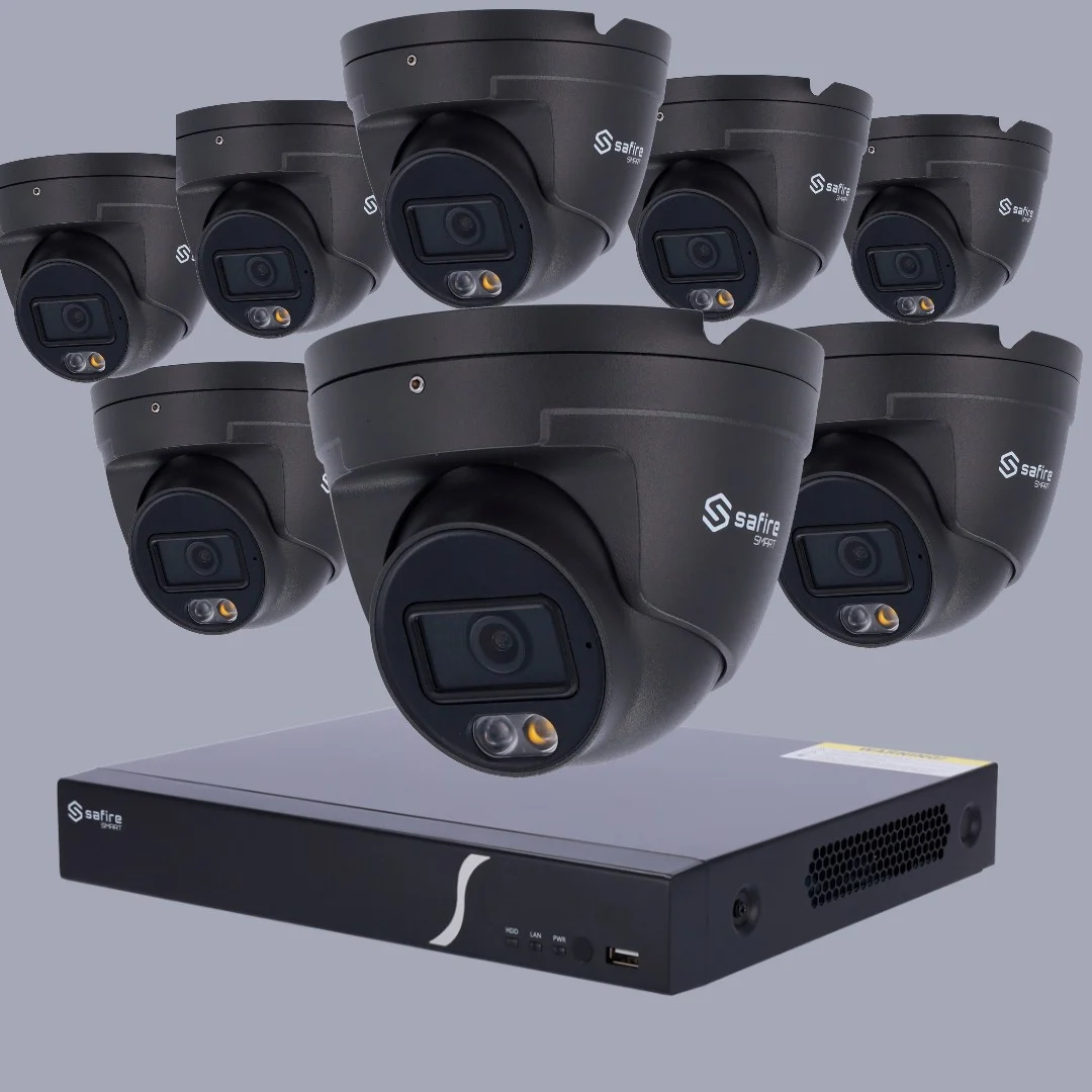 4MP – PRO Full Night Color – AI IP Camera Pro-8x Dome AI IP Camera