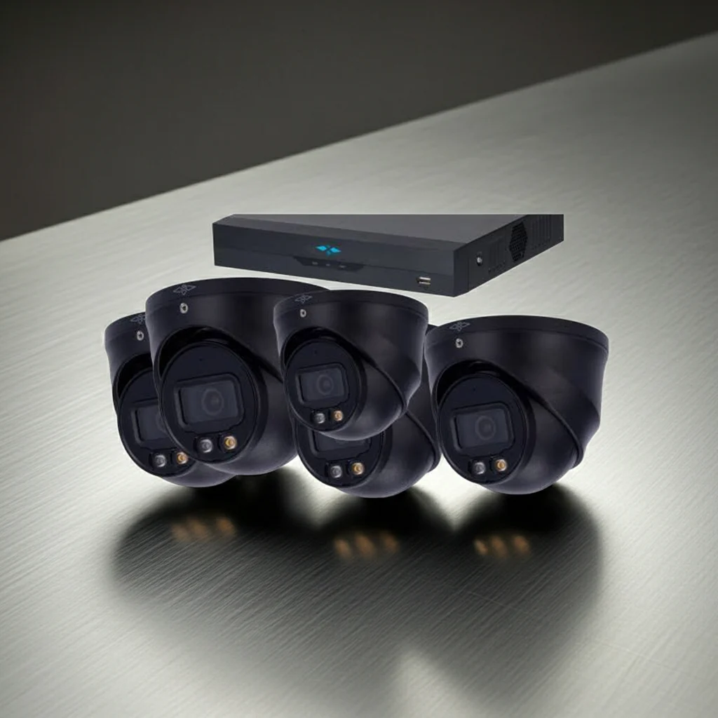 4MP – Full Night Color – AI IP Camera Met Nachtzicht Camerasysteem Plus – 5x Dome IP Camera