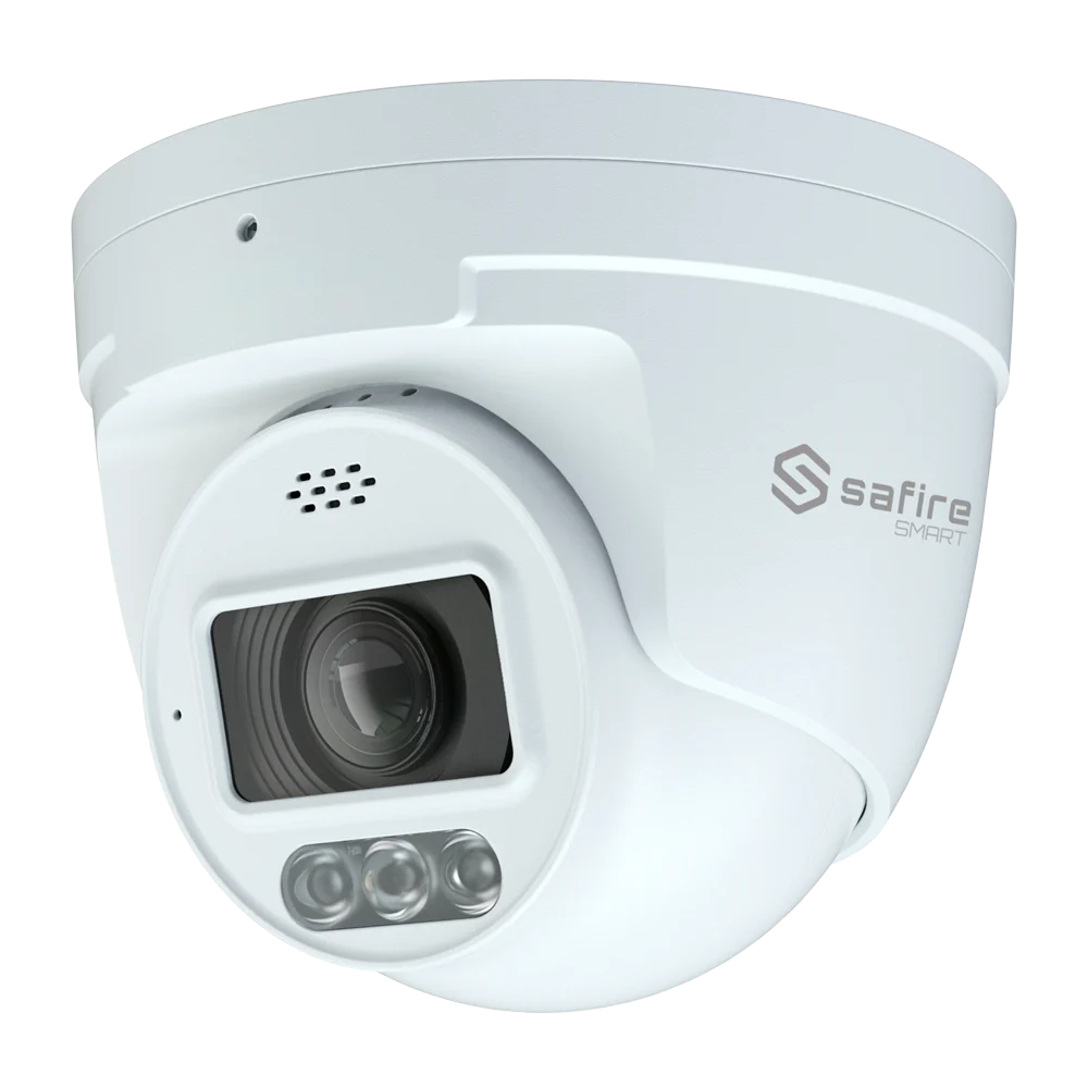 Safire Smart- 4MP-Turret IP-camera serie I1 met actieve afschrikking-SF-IPT511ZCA-4I1-SL