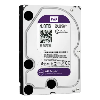 WD Purple 4TB Surveillance Harde Schijf